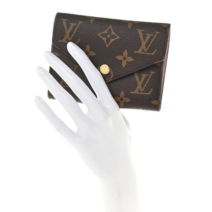 Louis Vuitton Monogram Victorine Wallet Rose Ballerine 2 of 8
