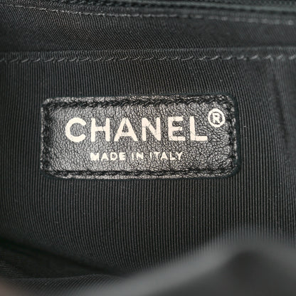 Chanel Calfskin Chevron Quilted Large Urban Spirit Backpack Black 6 of 9
