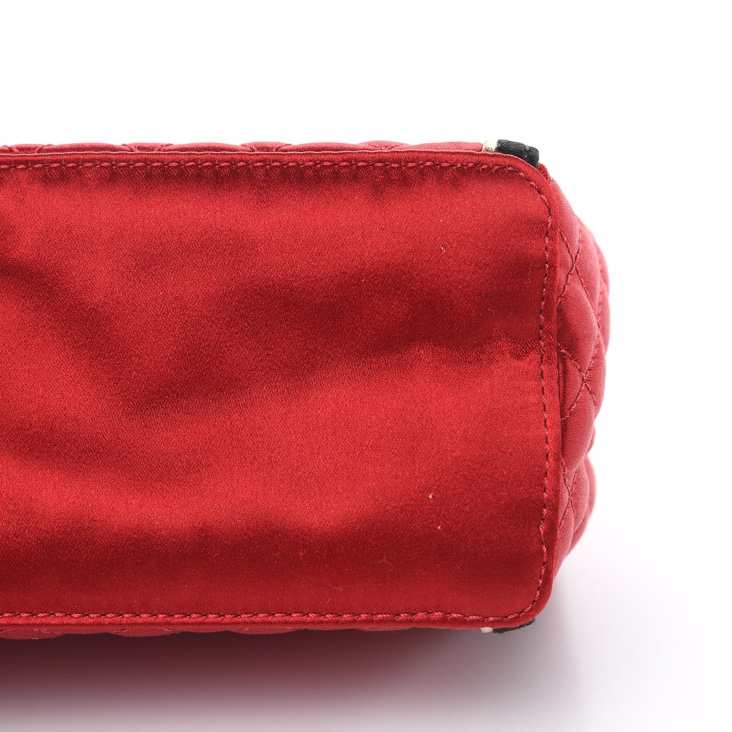 Satin Paris Shanghai Take Away Evening Bag Red