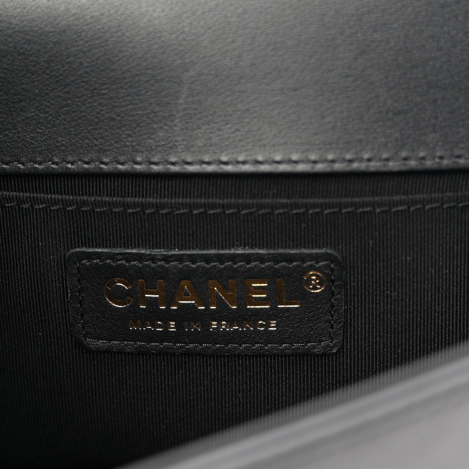 Chanel Calfskin Chevron Quilted Small Boy Flap Black 6 of 11