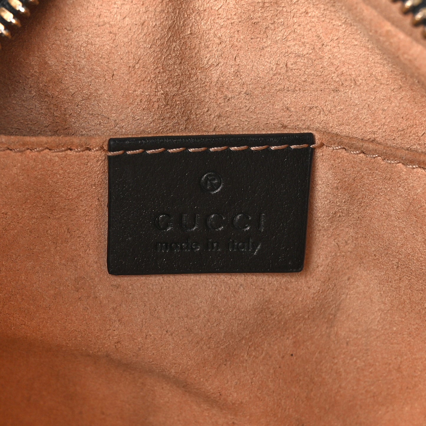 Calfskin Matelasse Small GG Marmont Chain Shoulder Bag Black