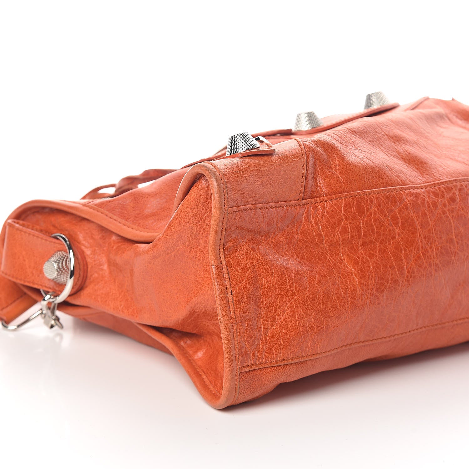 Balenciaga Agneau Giant 21 Silver Hardware City Mandarine 7 of 8