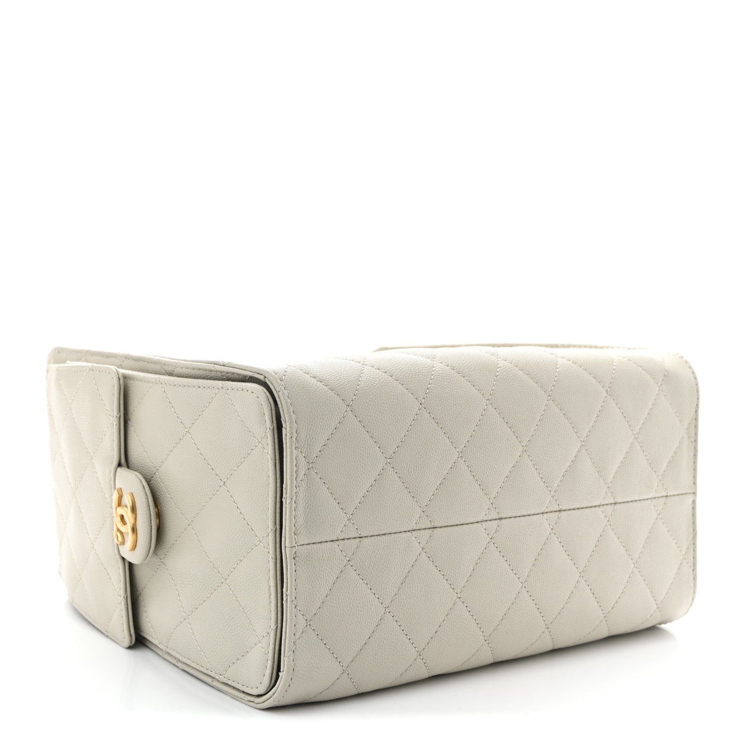 Chanel Caviar Quilted Small Chanel 25 Handbag Light Grey 4 of 10