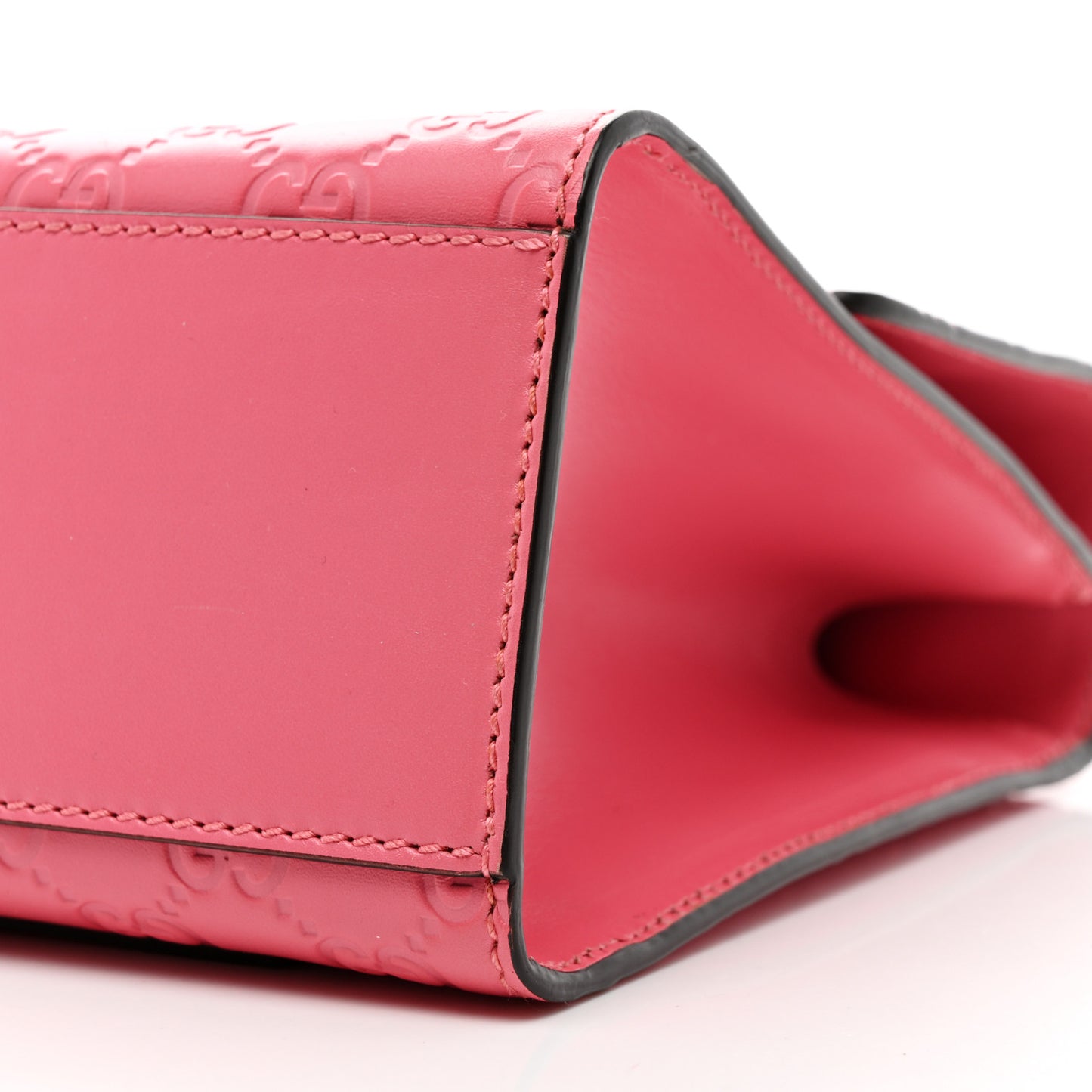 Guccissima Signature Medium Padlock Shoulder Bag Flush