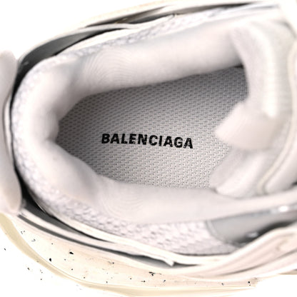 Balenciaga Rubber Mesh Fabric Monocolor Recycled Sole Womens Track Sneakers 38 White 6 of 12