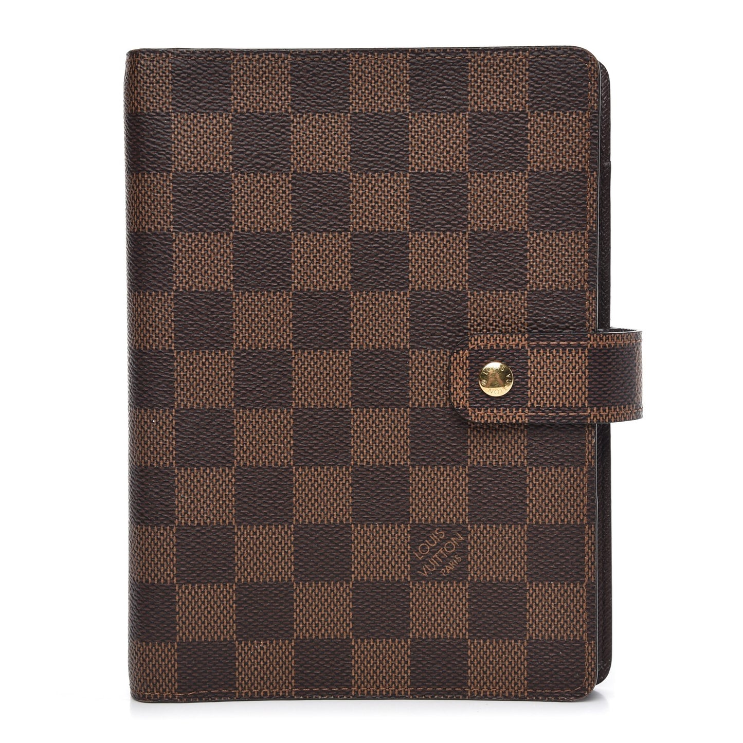 Damier Ebene Medium Ring Agenda Cover