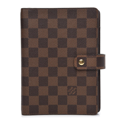 Louis Vuitton Damier Ebene Medium Ring Agenda Cover 1 of 6