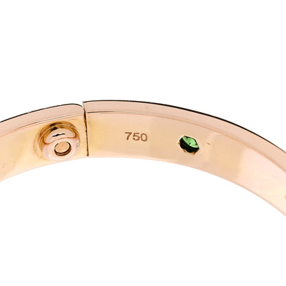 Cartier 18K Pink Gold Sapphire Garnet Amethyst LOVE Bracelet 16 5 of 5
