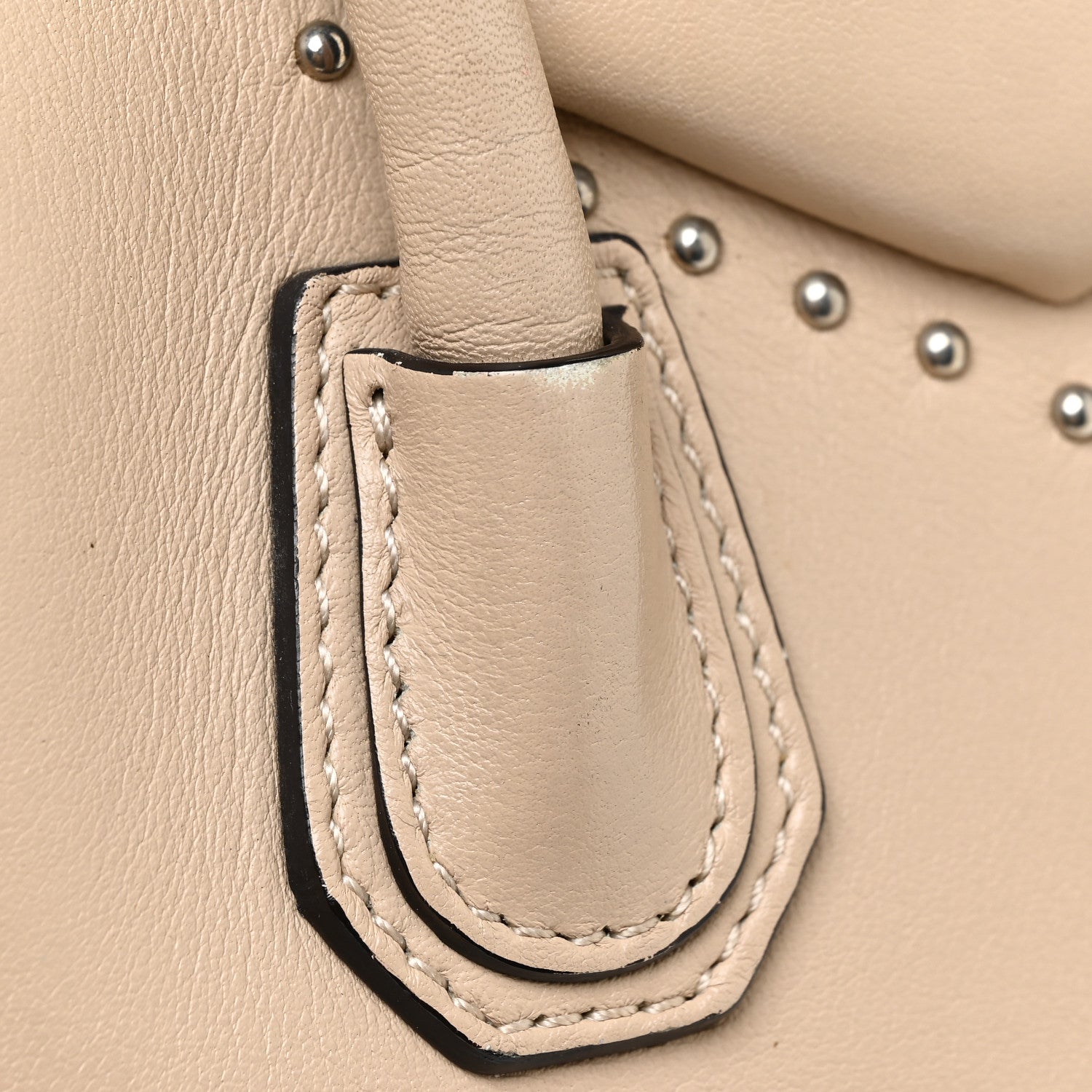 Givenchy Calfskin Mini Studded Antigona Beige Buff 16 of 27