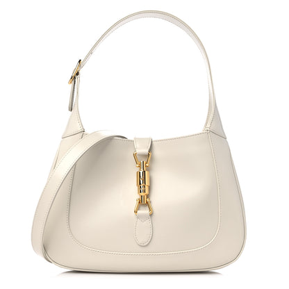 Gucci Boarded Dyana Lux Calfskin Small Jackie 1961 Hobo Mystic White 1 of 9