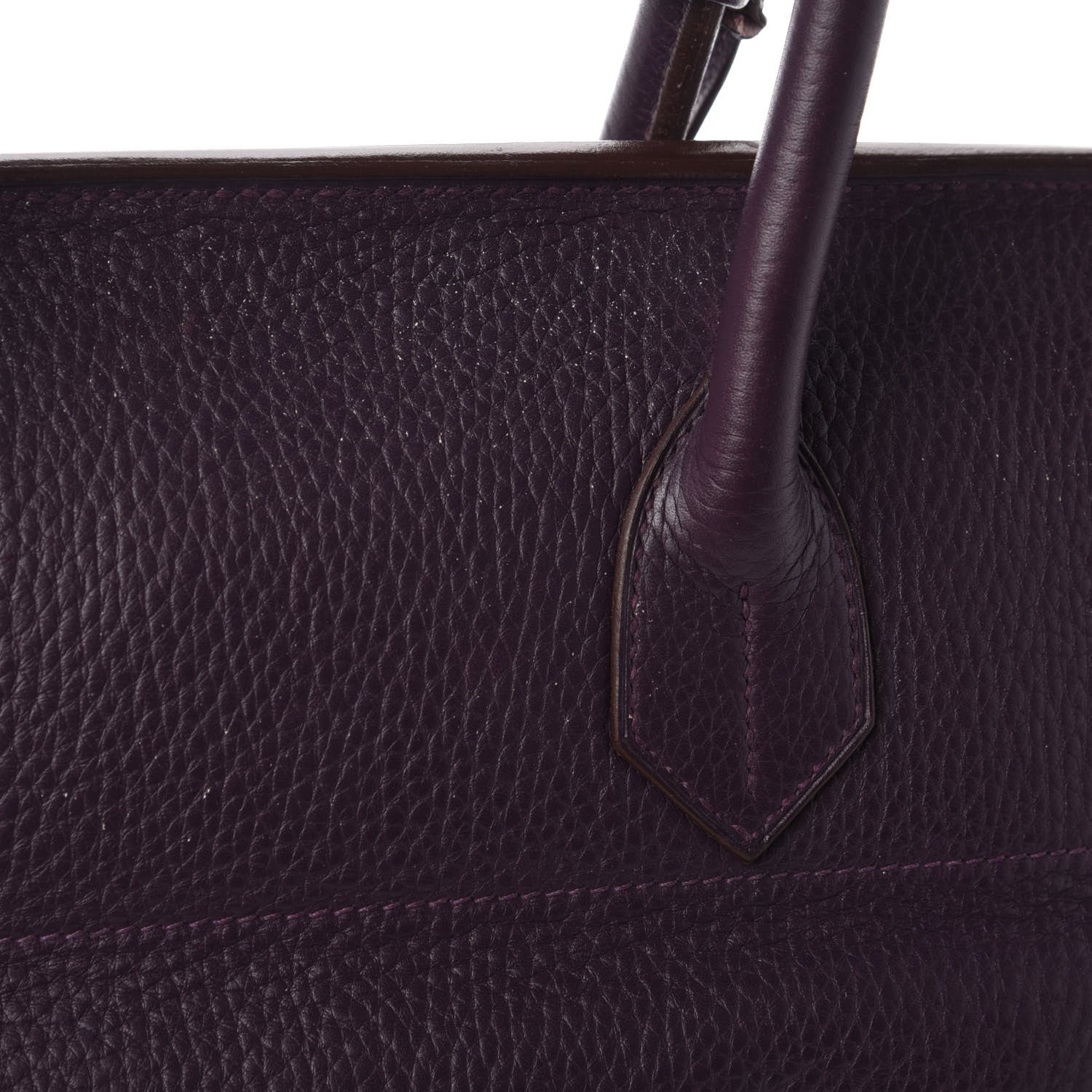 Hermes Taurillon Clemence JPG Birkin 42 Raisin 8 of 10