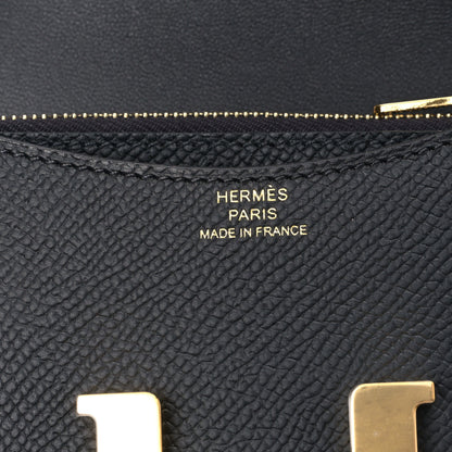 Hermes Epsom Constance Slim Wallet Black 7 of 10