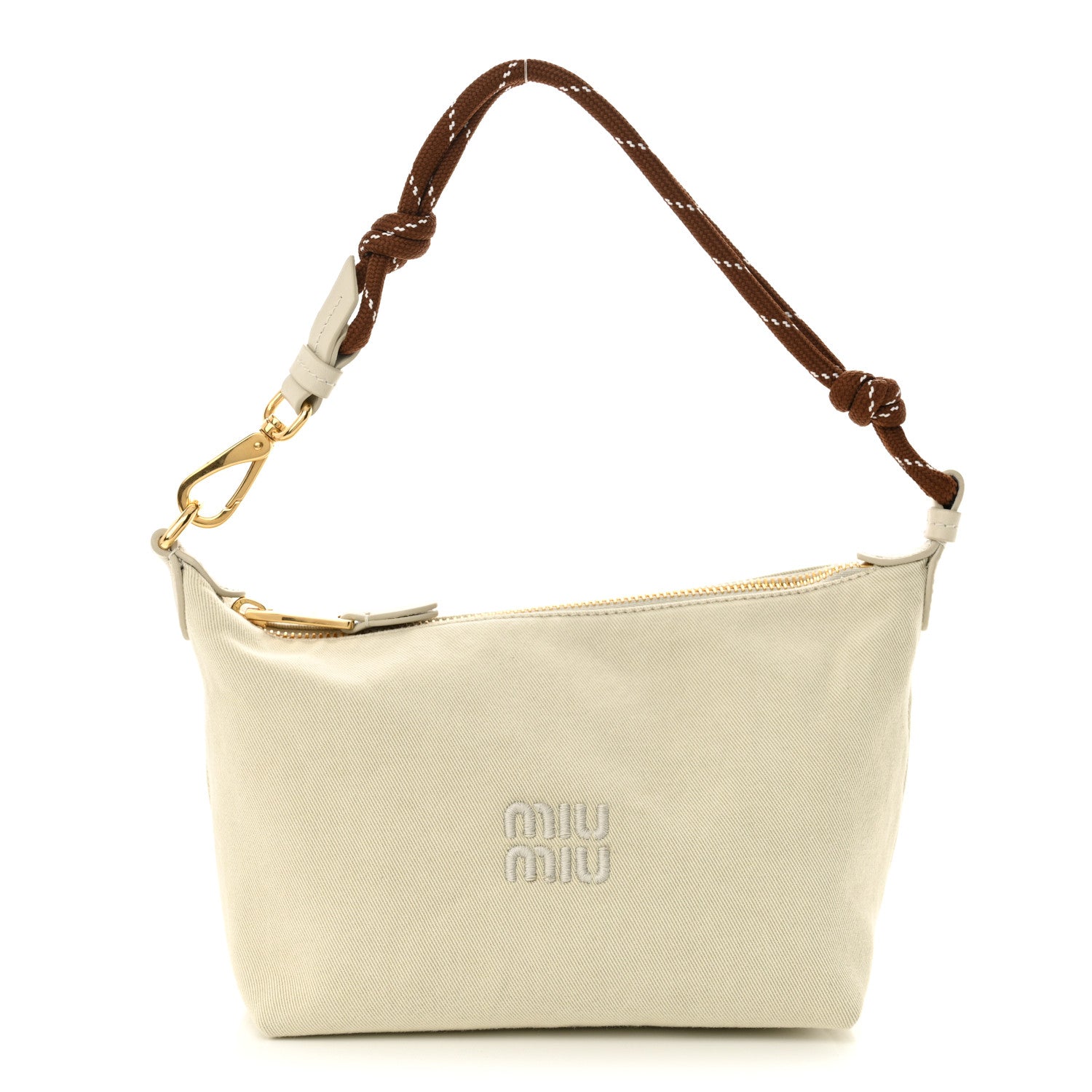 Miu Miu Canvas Gabardine Pouch Plaster 1 of 11