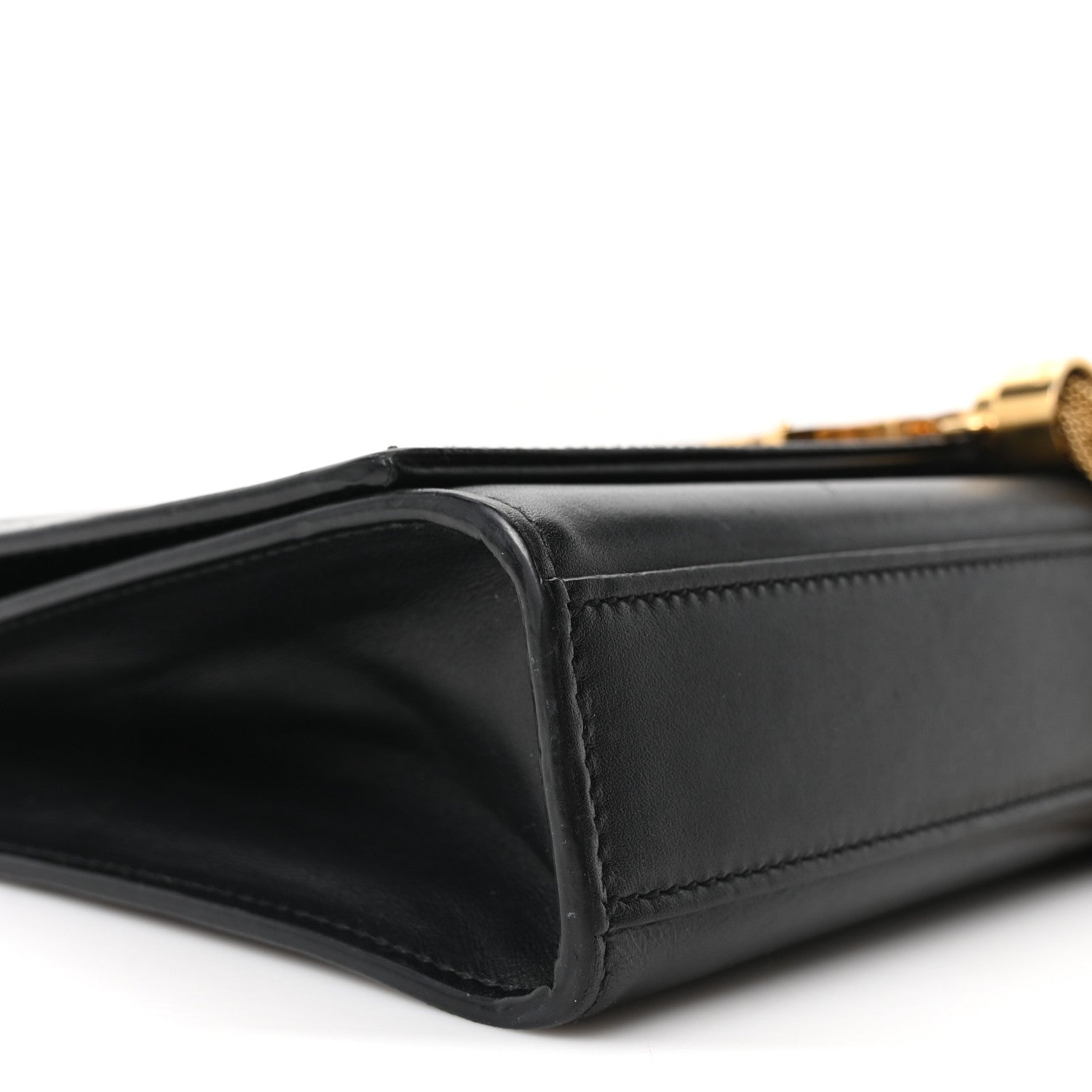 Saint Laurent Smooth Calfskin Medium Classic Monogram Kate Tassel Satchel Black 9 of 10