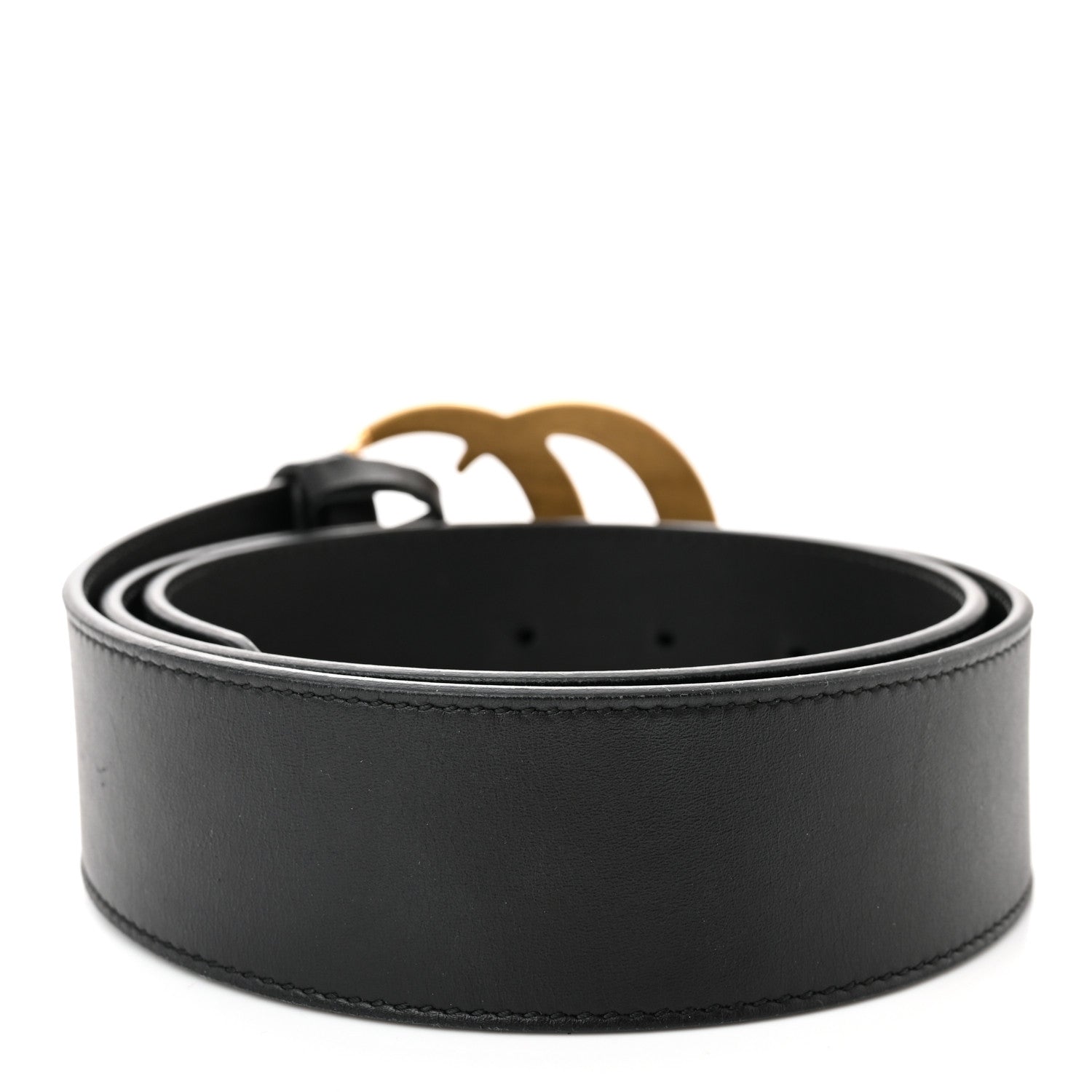 Gucci Calfskin Double G 40mm Belt 80 32 Black 2 of 3