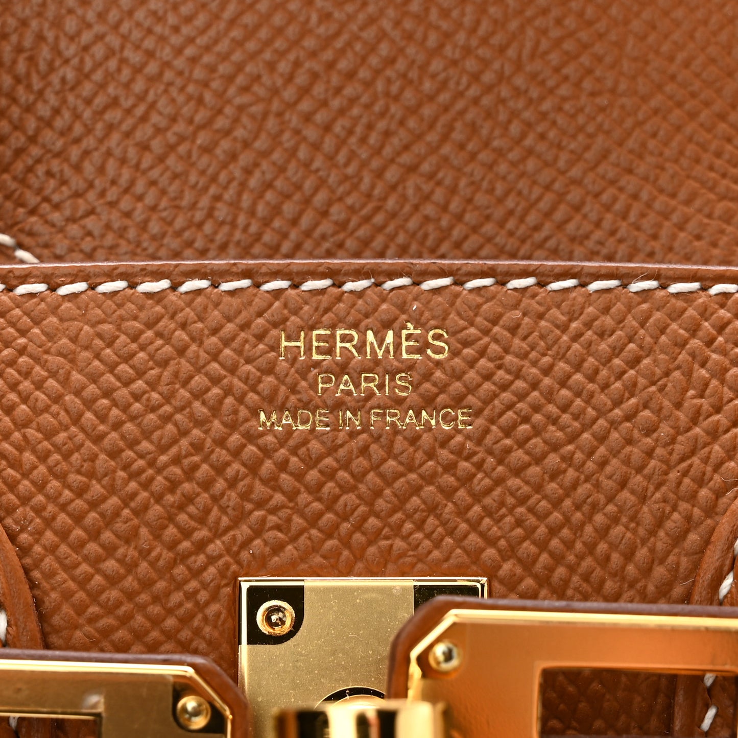 Epsom Birkin Sellier 25 Gold