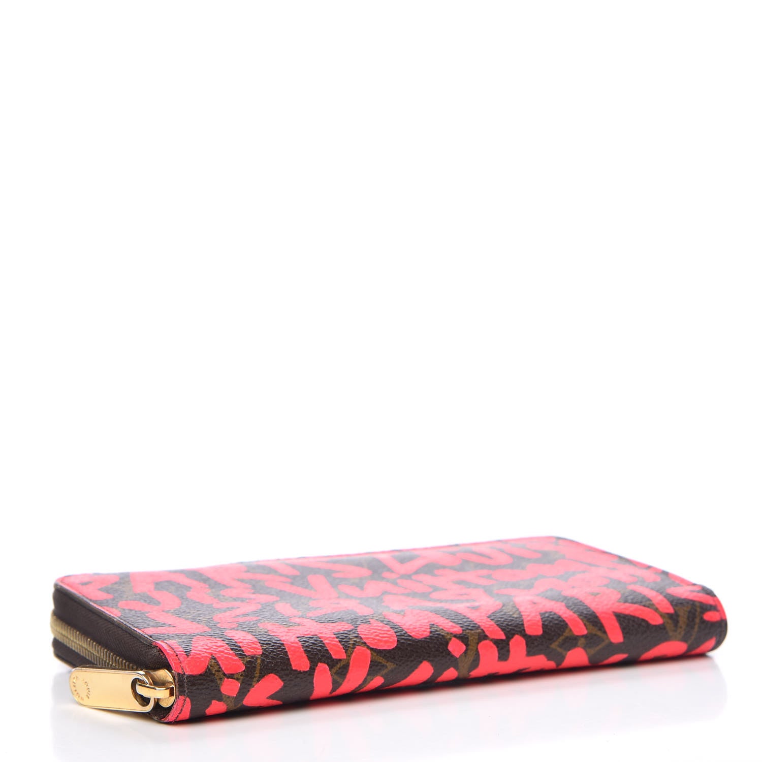 Louis Vuitton Monogram Graffiti Zippy Wallet Fuchsia 4 of 8