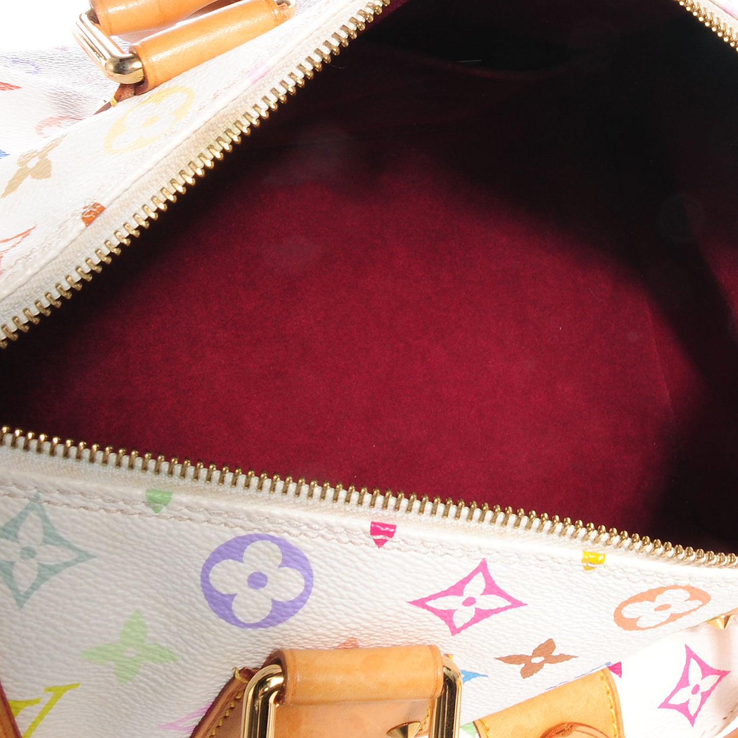 Monogram Multicolor Speedy 30 White
