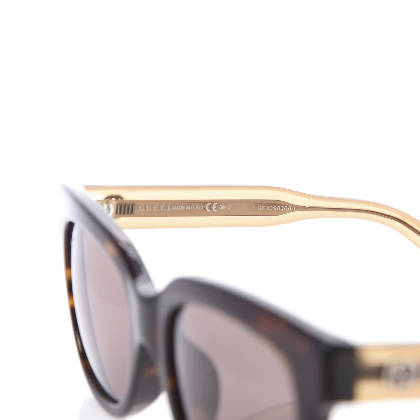 Acetate Square Frame Sunglasses GG3756FS Tortoise