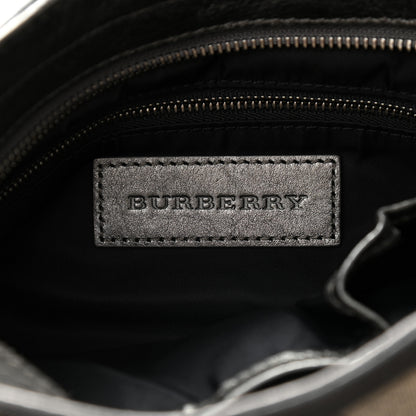 Burberry Shimmer Check Fairby Hobo Pewter 7 of 11