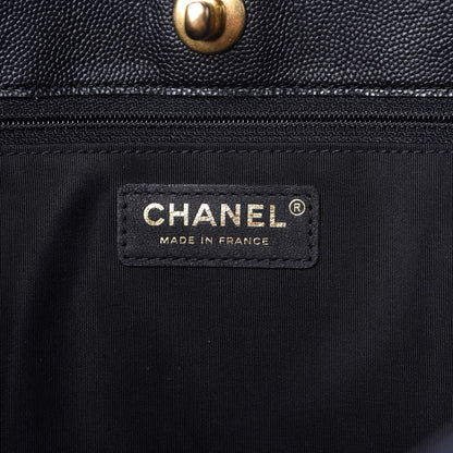 Chanel Caviar Quilted Sweet Classic Shopping Tote Black 8 of 10