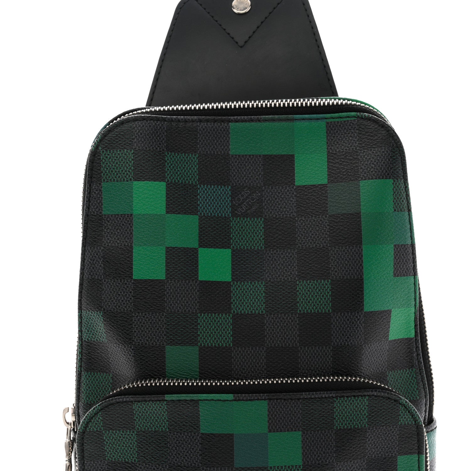 Louis Vuitton Damier Graphite Pixel Avenue Sling Backpack Vert 14 of 19