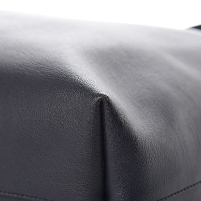 Saint Laurent Calfskin Large Shopping Tote Deep Marine 10 of 15