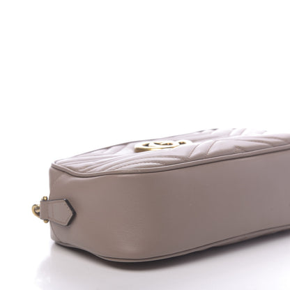 Gucci Calfskin Matelasse Small GG Marmont Chain Shoulder Bag Porcelain Rose 8 of 10