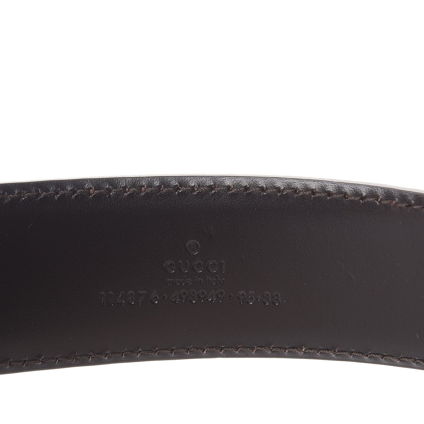 Guccissima Interlocking G Belt 95 38 Off White