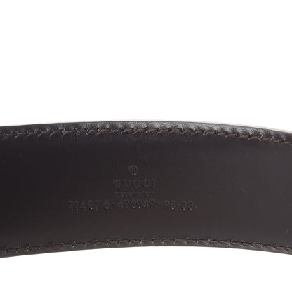 Gucci Guccissima Interlocking G Belt 95 38 Off White 5 of 7
