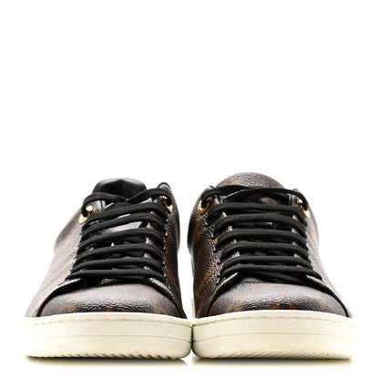 Louis Vuitton Patent Monogram Frontrow Sneakers 39 6 of 22