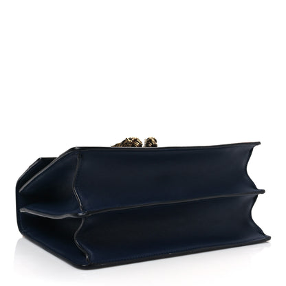 Gucci Moon Calfskin Bamboo Web Medium Dionysus Top Handle Bag Blue Emerald Hibiscus Red 4 of 9