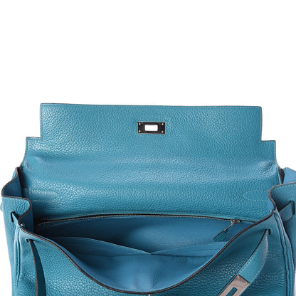 Hermes Taurillon Clemence Kelly Retourne 35 Bleu Izmir 7 of 33