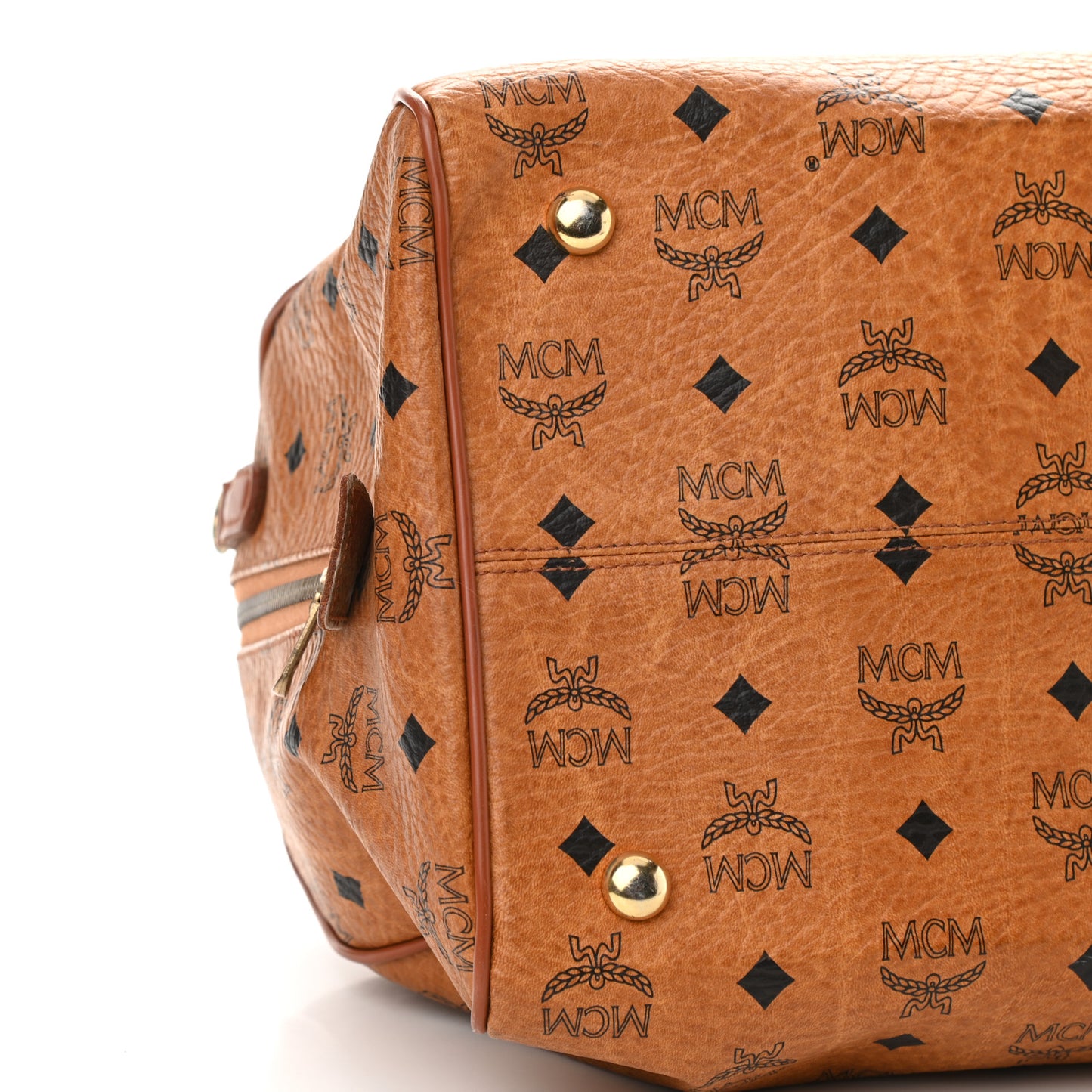 Visetos Essential Boston Bag Cognac