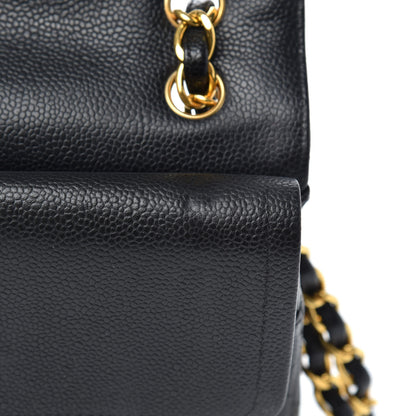 Chanel Caviar Quilted Jumbo Double Flap Black 13 of 13