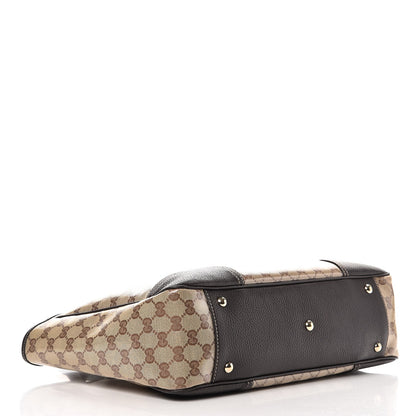 Gucci Crystal Monogram Medium Princy Tote Dark Brown 4 of 8