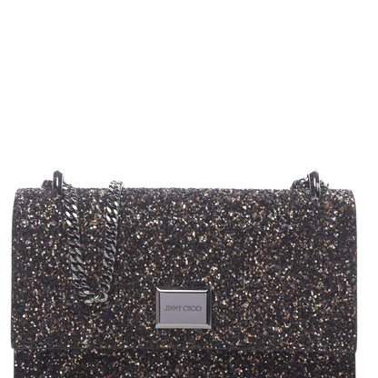 Jimmy Choo Glitter Fabric Leni Mini Shoulder Bag Amethyst 8 of 11