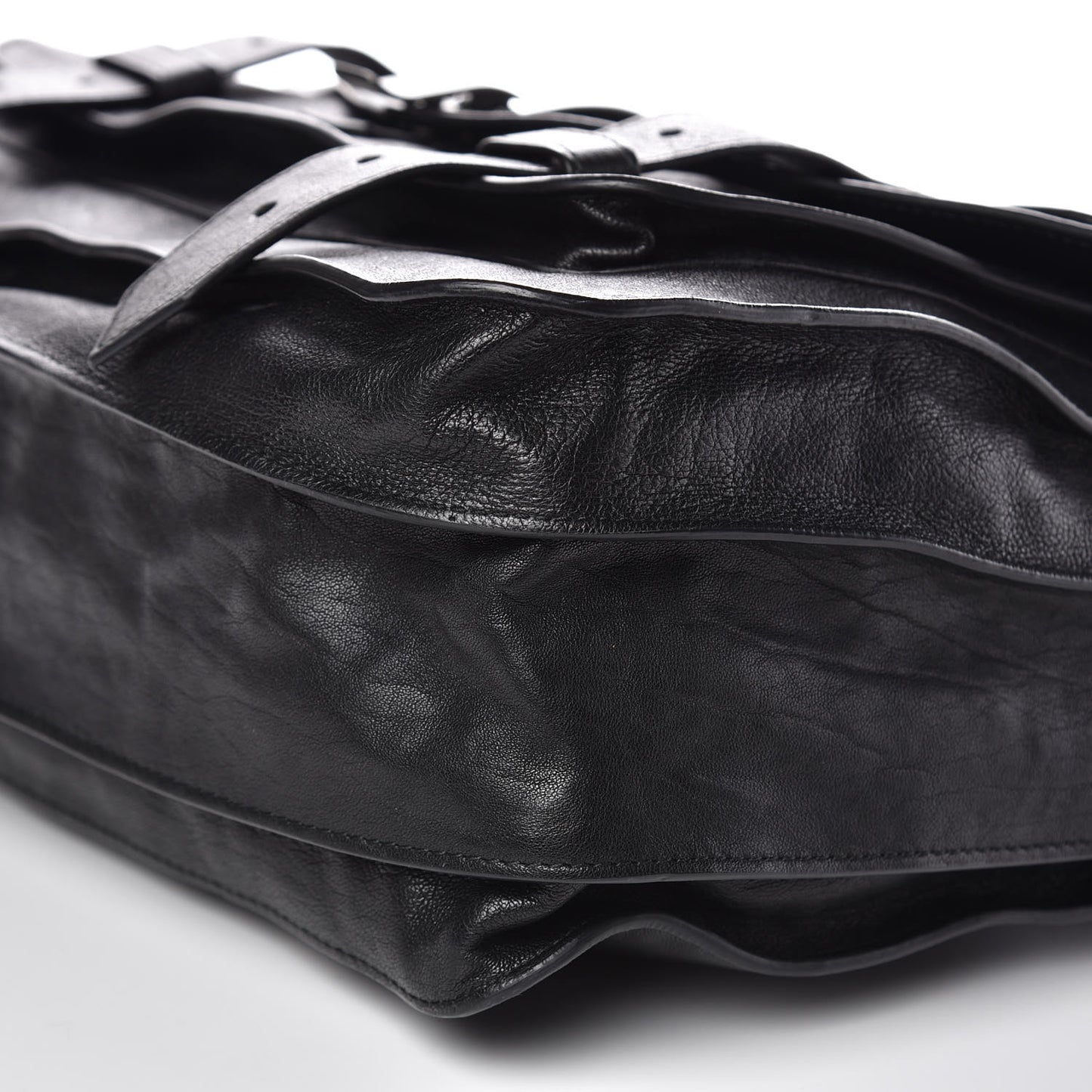 Lambskin PS1 Large Satchel Black