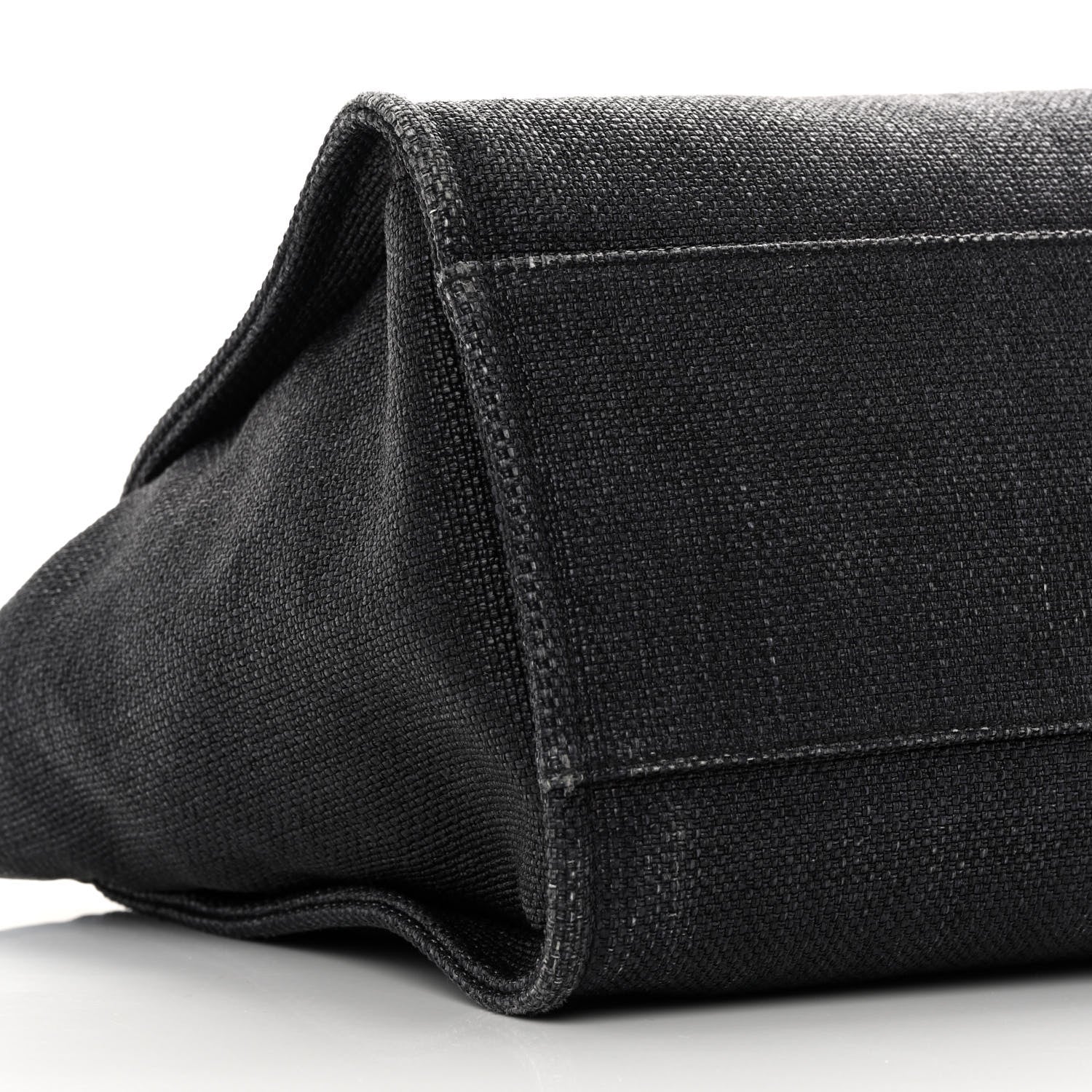 Chanel Woven Straw Raffia Large Deauville Tote Black 9 of 13