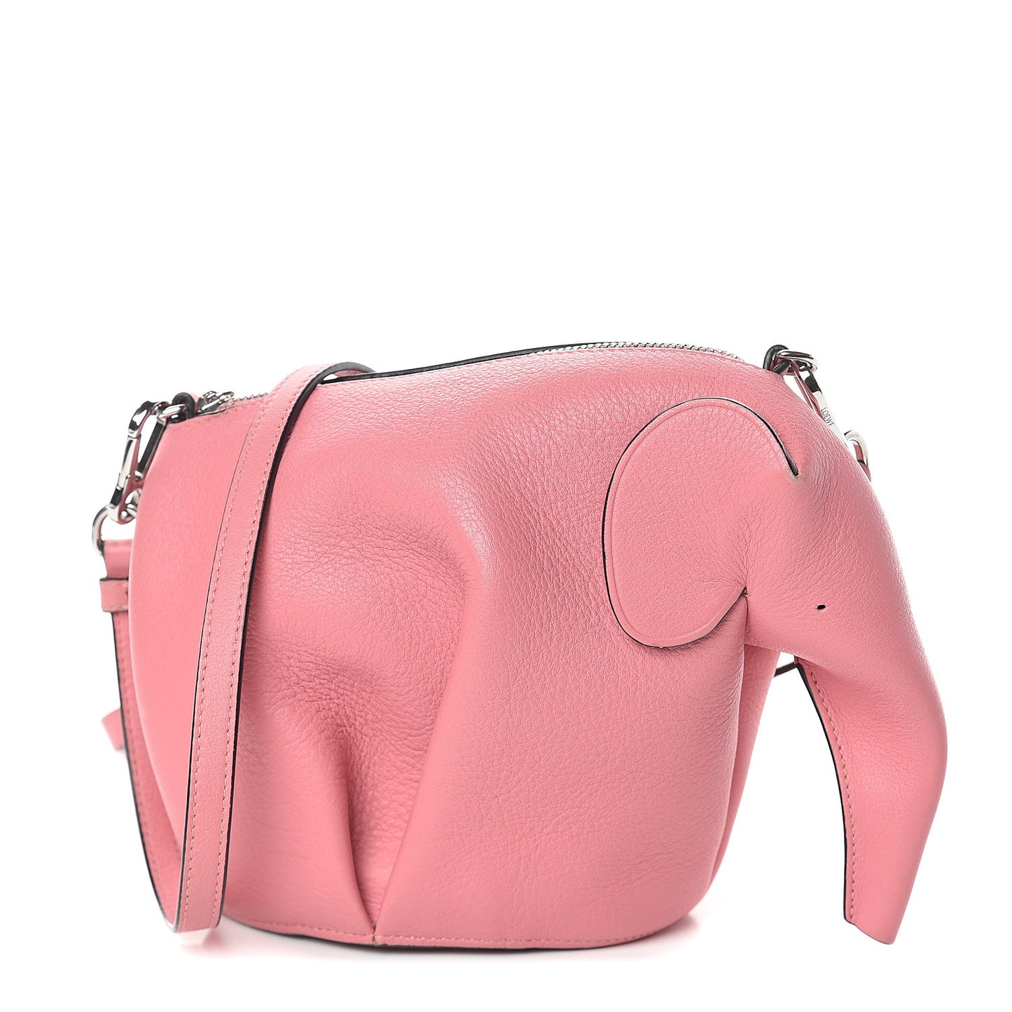 Calfskin Mini Elephant Crossbody Bag Candy