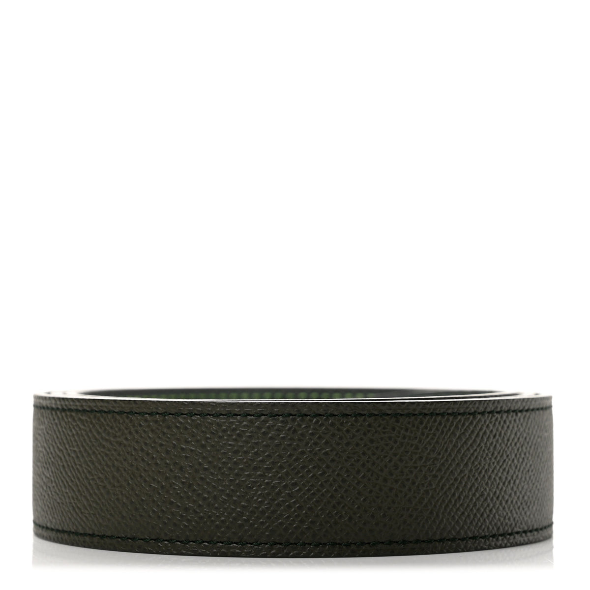 Hermes Epsom Reversible 32mm Belt Strap 85 34 Vert De Gris Vert Amande 2 of 7