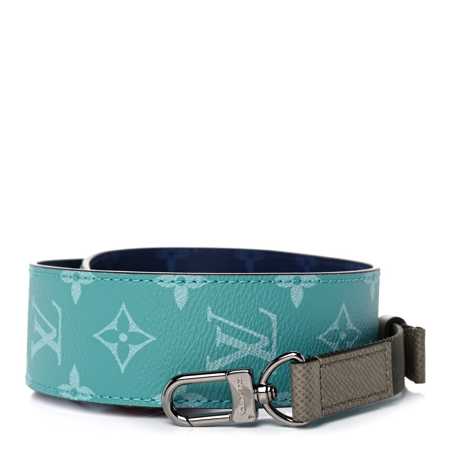 Monogram Bandouliere Shoulder Strap Pacific Blue Turquoise