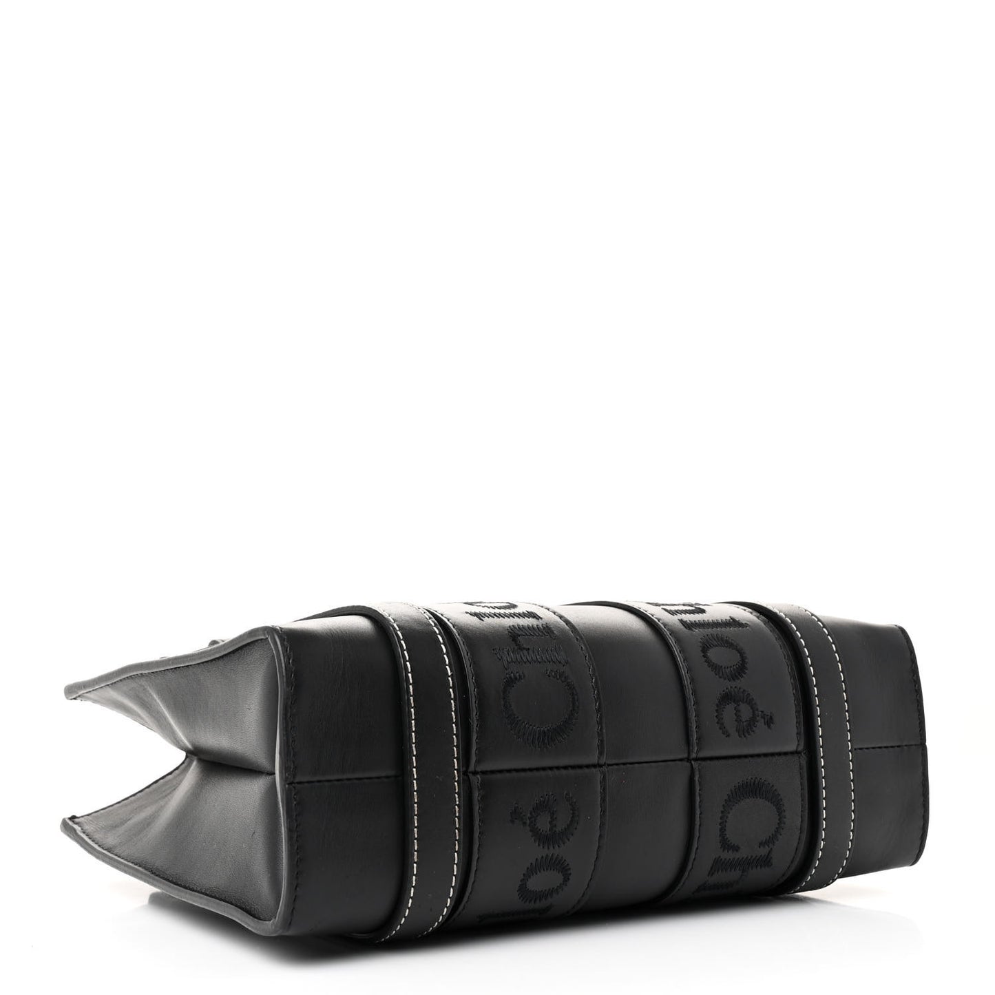 Calfskin Small Woody Tote Black