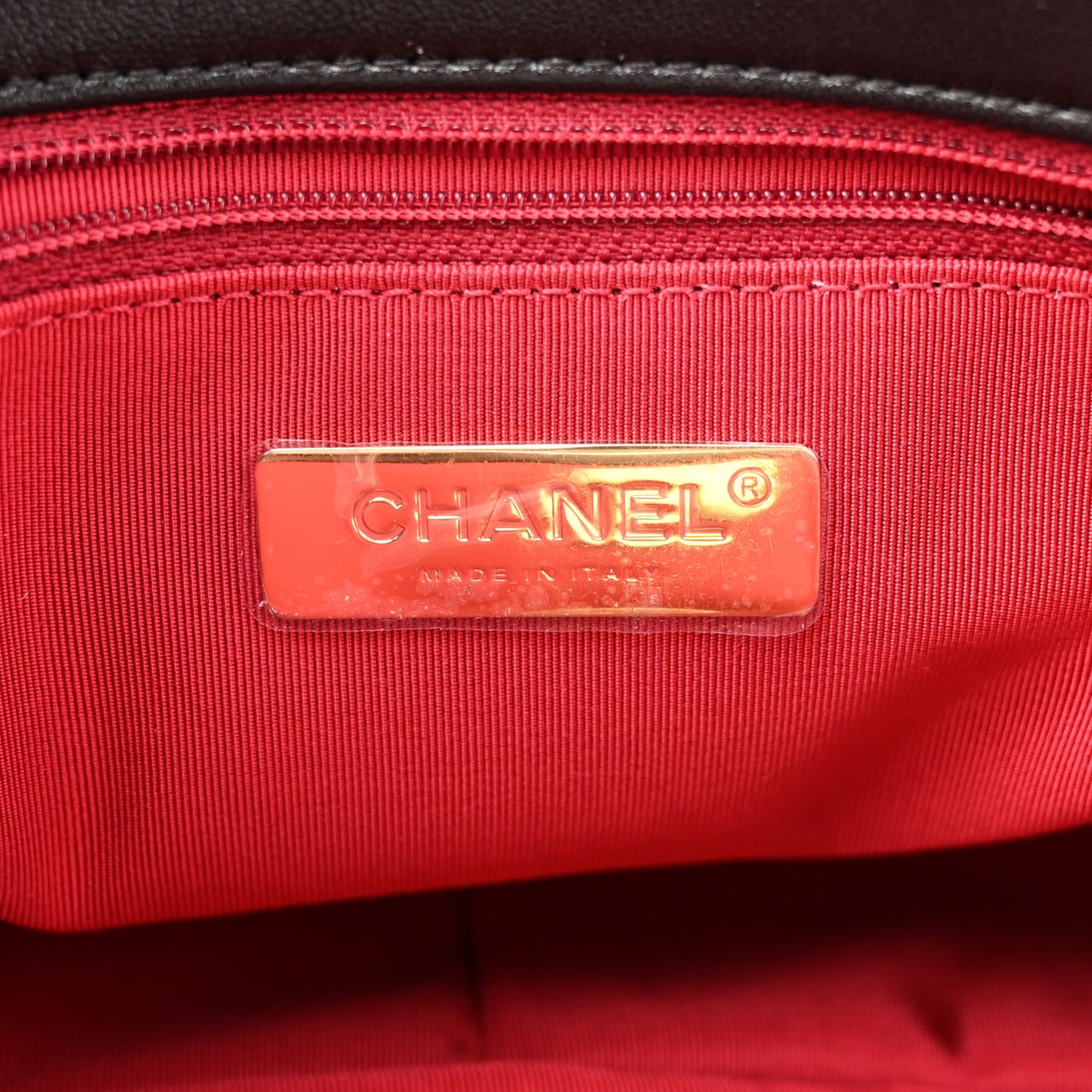 Lambskin Quilted Large Chanel 19 Flap Black