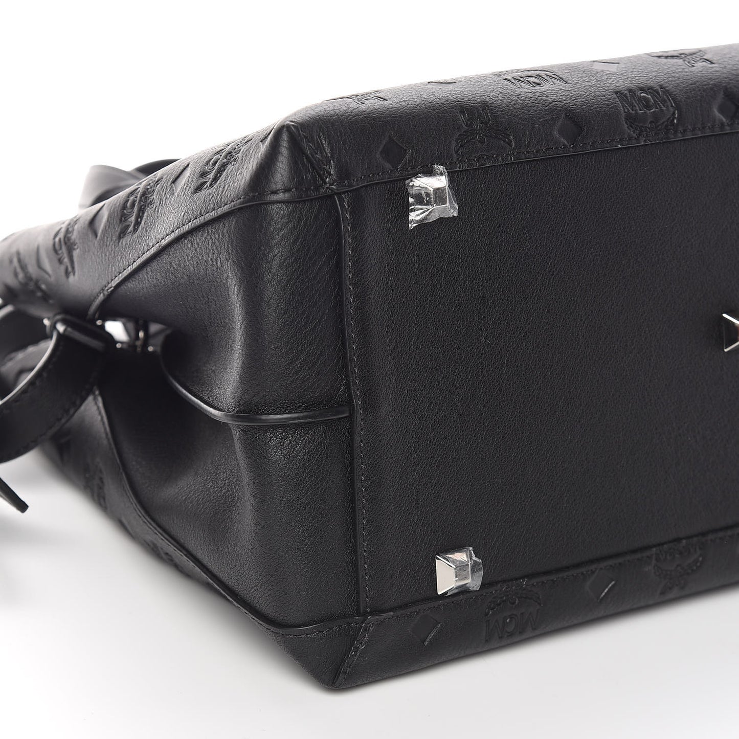 Calfskin Ottomar Monogram Large Essential Tote Black