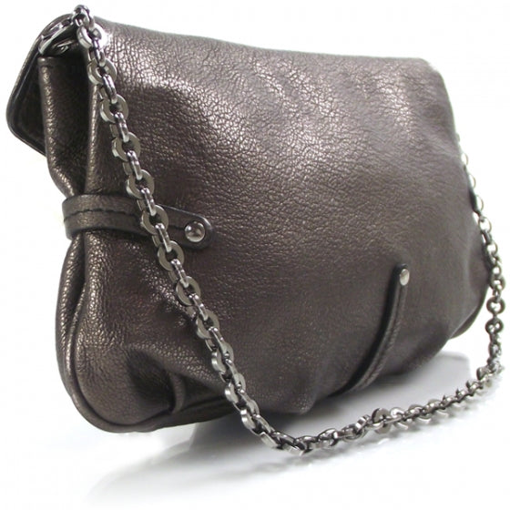 FASHIONPHILE SALVATOREFERRAGAMOLeatherChainClutch 2 of 7