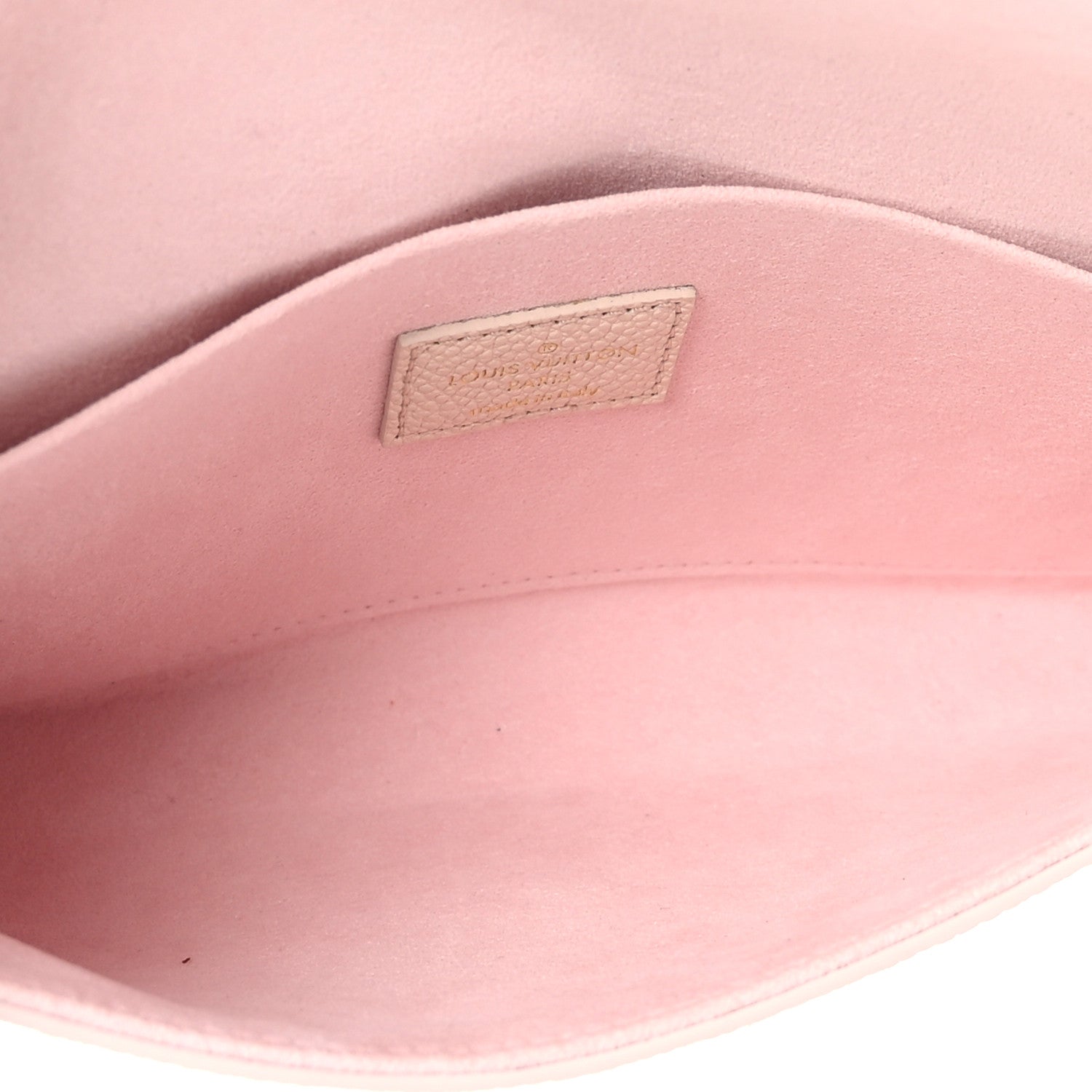 Louis Vuitton Empreinte Spring in the City Felicie Pochette Chain Wallet Pink Beige Yellow 7 of 9