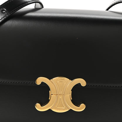 Celine Shiny Calfskin Teen Triomphe Black 8 of 10