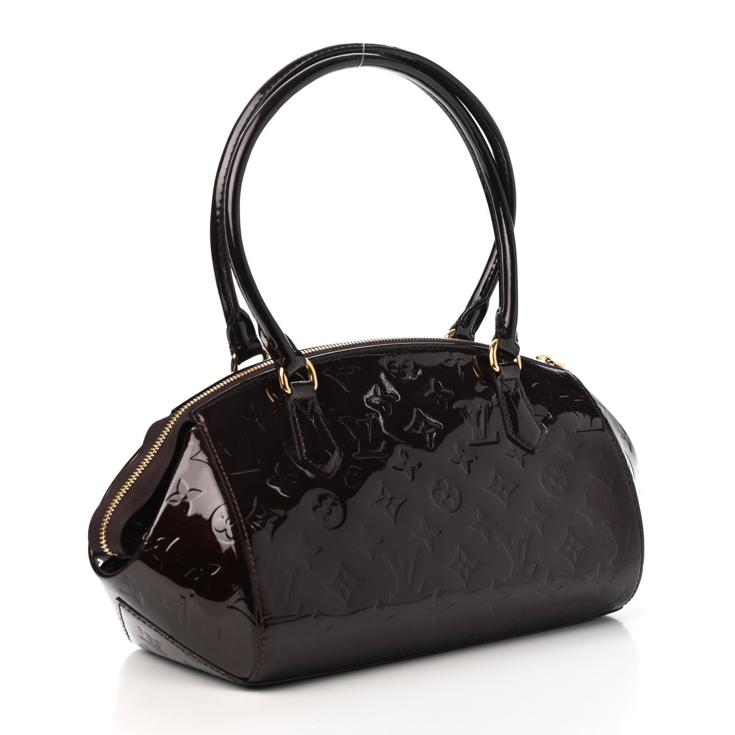Louis Vuitton Vernis Sherwood PM Amarante 2 of 4