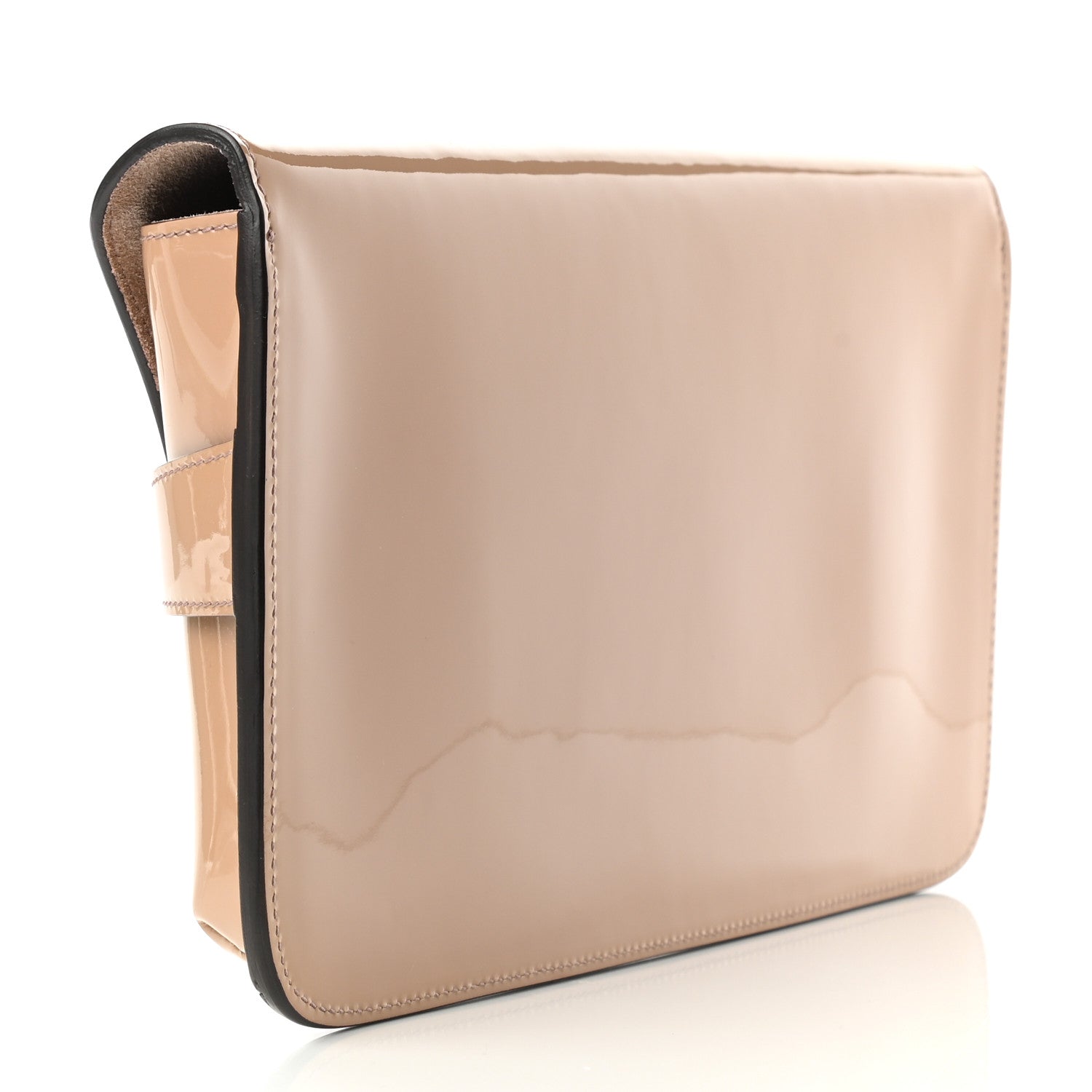Gucci Patent Large Bright Bit Clutch Dark Cipria 2 of 6
